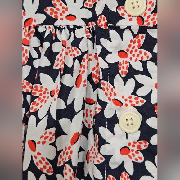 NWT J. Crew Crewcuts Girls Cotton Blend Daisy Print Dress - Picture 5 of 8